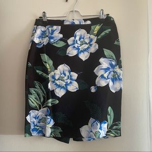 Banana republic floral skirt